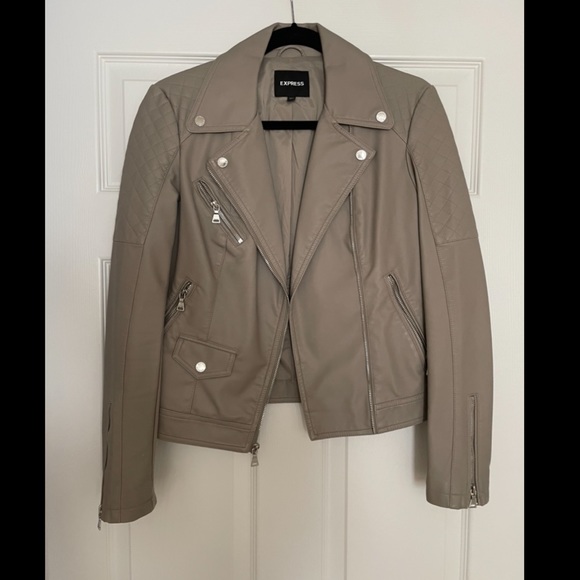 Express Jackets & Blazers - Express Faux Leather Jacket